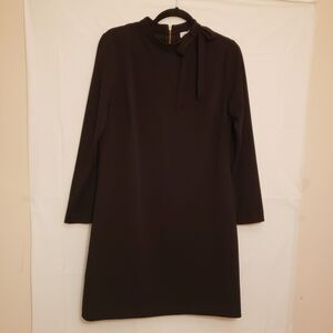 Calvin Klein Women’s Black Formal Midi Dress Long Sleeve Sz 14 NWOT